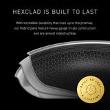 HexClad Hybrid Nonstick 8-Inch Frying Pan, Stay-Cool Handle, Dishwasher-Friendly, Oven-Safe Up to 900°F, Induction Ready, Compatible with All Cooktops