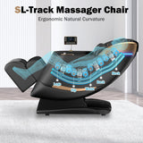Massage Chair Full Body, Zero Gravity SL-Track Shiatsu Massage Recliner Chair with Body Scan, Airbags (U1-Black) Culanta