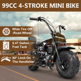 Oryxearth 99CC 4-Stroke Mini Bike, Gas Powered