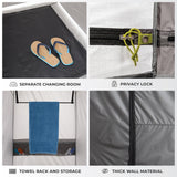 CORE Instant Camping Utility Shower Tent with Changing Privacy Room