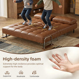 NessCarsti 70.86" 3-in-1 Modern Convertible Fold Out Sofa Bed, Small Space