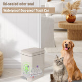 Soft Close Garbage Can Step Wastebasket Container Trash Bin for Office Bedroom Kitchen Living Room