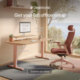 Desktronic Ergonomic Office Chair — Adjustable Desk Chair with Lumbar Support, Headrest, Armrests, Breathable Mesh Back, Height Adjustment, Comfortable Home Office Chair for Long Hours