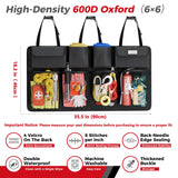 SURDOCA Car Trunk Organizer, 3rd Gen [7 Times Upgrade] Super Capacity Car Organizer SUV, Equipped SURDOCA