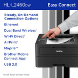Brother HL-L2460DW Wireless Compact Monochrome Laser Printer Brother
