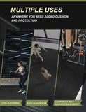 innhom Gym Flooring Gym Mats Exercise Mat for Floor Workout Mat Foam Floor Tiles for Home Gym Equipment Garage, 12 Black innhom