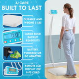 JJ CARE Medical Scale (660 lbs) - Professional Grade Body Weight Scale. Easy-to-Read LCD Display | Heavy-Duty Wrestling Scale for Home, Gym, Hospital, Physicians and Clinical Use