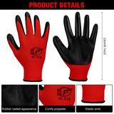 90 Pairs Gardening Gloves for Men Women Breathable Rubber Coated Working Gloves for Gardening, 9.1 Inch