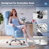 Big and Tall Office Chair, Flip Armrests for Pets & Cross Legged Sitting