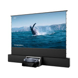 AWOL Aetherion Max 4K 3D UST Projector & 120" Motorized ALR Floor Rising Projector Screen
