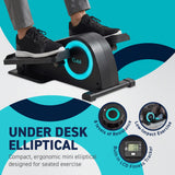 Cubii JR1, Under Desk Elliptical, Bike Pedal Exerciser, Seated Elliptical, Work from Home Fitness, Mini Elliptical Machines for Home Use, Exerciser for Seniors, Desk Exercise, Aqua…