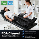Maxtorc FSA-HSA Eligible Compression Recovery Boots, Air Boots Pressotherapy Boots 50-250 mmHg, Full Leg Compression Massager for Improved Circulation, Lipedema, Lymphatic Leg Massager, Pain Relief