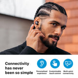 True Wireless 4 Smart Earbuds with Bluetooth 5.4, Crystal-Clear Sound, Comfortable Design, Black Copper Sennheiser