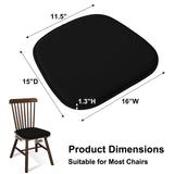 Dining Chair Cushions 4 Pack, Non Slip Indoor Chair Pads, U-Shaped Kitchen Seat Cushions
