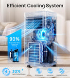 8000 BTU Portable Air Conditioners,Portable AC with Cool, Fan,Dehumidifier,Sleep,24H Timer,Quiet Cooling,Up to 350 Sq.Ft,Air Conditioner for Bedroom,Home,Office,Remote&Window Kit