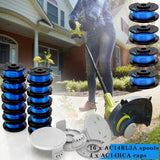 AC14RL3A Spool for Ryobi Weed Wacker String Replacement, 11ft 0.065" Line Spool for Ryobi String Trimmer Refill, Replacement Spool for Ryobi One+ AC14RL3A 18v 24v and 40v Cordless Trimmers(16+4)