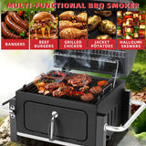 Kendane Portable Charcoal Grill with 314 Square Inch Cooking Area,Compact Tabletop Charcoal Grill with Warming Rack,Small BBQ Grill with Charcoal Tray for Outdoor Camping, Picnic
