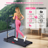 Walking Pad with Incline and Handle Bar, 2026 Upgrade Electric Small Walking Pads Treadmills with Handles, Compact Treadmills for Home Small Spaces, 3.5HP, 0.6-7.6MPH, 350LBS