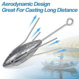 Fishing Weight Long Tail Fishing Weights Fishing Equipment Saltwater Surf Casting Sinkers for Ocean Sea Sand 3oz-7oz AGOOL