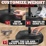 Adjustable Youth Punching Bag with Stand for Teens Ages 8–15 – 58" Reflex Boxing Training Set with Gloves & Pump, Standing Boxing Equipment