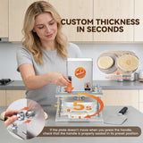 Newhai Electric Pizza Dough Press, 8.6" Stainless Steel, for Bakery & Home