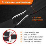 Battle Rope Anchor Strap Kit Accessories for Home Gym Outdoor Muscle Workout Equipment,Carabiners with 2 Durable Straps and 1 Heavy Duty Carabiner, Home Gym Equipment for Men Women Hoedia