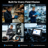 ONERugged M10N Rugged Tablet, 10.1" Windows 11 Pro Industrial Tablet, 1000 Nits Sunlight Readable Display, Intel N150, 8GB+128GB, 4G LTE, Wi-Fi 6, GPS/NFC, IP65 Heavy-Duty Outdoor PC for Field Work