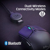 HyperX Pulsefire Haste 2 – Wireless Gaming Mouse- Ultra Lightweight, 61g, 100 Hour Battery Life, Dual Wireless Connectivity, Precision Sensor - Black