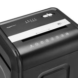 24 Sheet Cross Cut Paper, CD and Credit Card Home Office Shredder with Pullout Basket, Black Amazon Basics