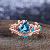 Topaz Wedding ring set (Topaz)