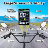 NARRAK Electric Tricycle for Adults,Fat Tire Folding Electric Trike,3 Wheels Electric Bicycle Bikes, Peak 700W/1100W Step-Thru Etrike with Removable Battery and Large Basket