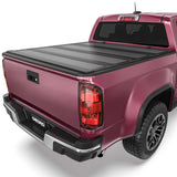 OEDRO Low-Profile Hard Quad-Fold Tonneau Cover for Colorado/Canyon 5.2ft
