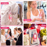 Sacubee 48 Pack Pink Mini Hand Sanitizers Bulk 1oz Travel Size Portable