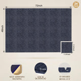 JBER Large Cork Board Alternative 72" x 48" - 24 Pack Self-Adhesive Felt Bulletin Board Tiles, Pin Board Vision Board for Walls, Office & Home Decor(Starlight Blue)