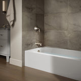 Kohler K-26108-LA-0 Entity 60" x 32" Alcove Bath, Left Drain, White