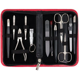 12 piece manicure pedicure grooming kit set for professional 3 Swords Germany