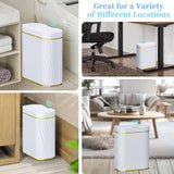 Bathroom Small Trash Can with Automatic Touchless Lid