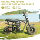 BRM100 Mini Dirt Pit Bike 105cc 4-Stroke Off Road for Teens Adults 220 LBS