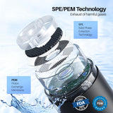 MOVOCA Hydrogen Water Bottle, 3Min 2200PPB Rapid Hydrogen Water Generator -SPE PEM Tech, 15OZ Portable Hydro Water Machine, Health Care Gifts for Husband, Wife, Family, Friends, Travel