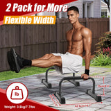 Push Up Bars: Sweat-resistant Parallettes Bar for Handstands L-sit & Dip, No Wobbling Strength Training Pushup Stands for Women Men Workout