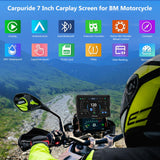 CARPURIDE W702BS for BMW Moto CarPlay & A-Auto Data Reading, Native Wonder