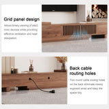 NessCarsti 78"-103" Mid Century Modern Extendable TV Stand for 75+ Inch TVs
