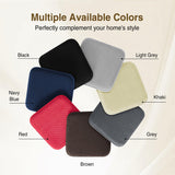 Chair Cushions for Dining Chairs, Set of 4 Memory Foam Seat Cushions with Non-Slip Backing & Ties