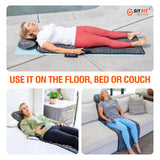 Full Body Massage Mat, Vibrating Mattress Pad, Bed Massager Mat, Massage Mats for Full Body with Detachable Pillow with Heat, Alleviates Muscle Pain, Improves Circulation and Stress Relief by SITFIT