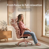 Desktronic Ergonomic Office Chair — Adjustable Desk Chair with Lumbar Support, Headrest, Armrests, Breathable Mesh Back, Height Adjustment, Comfortable Home Office Chair for Long Hours