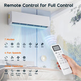 Albott Mini Split Air Conditioner and Heater, 36,000 BTU, SEER2 18, 208-230V Inverter Energy-Efficient AC with Self-Cleaning, Remote and APP Control, Easy Installation, Cools up to 2500 Sq.Ft.