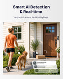 Anona 3K Dual Cam Video Doorbell Camera Wireless No Subscription with Chime