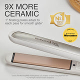 Remington Shine Therapy 1 inch Hair Straightener Iron, Flat Iron Infused with Argan Oil & Keratin, Professional Ceramic Flat Iron for Less Frizz, Shines and Smooth, Styling Tools