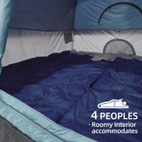 Camping Tents 4/8 Person Waterproof Quick Easy Setup Folding Outdoor Backpacking Tents Family Hiking CAMEL CROWN