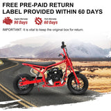 Oryxearth 37.7CC 4-Stroke Kids Dirt Bike